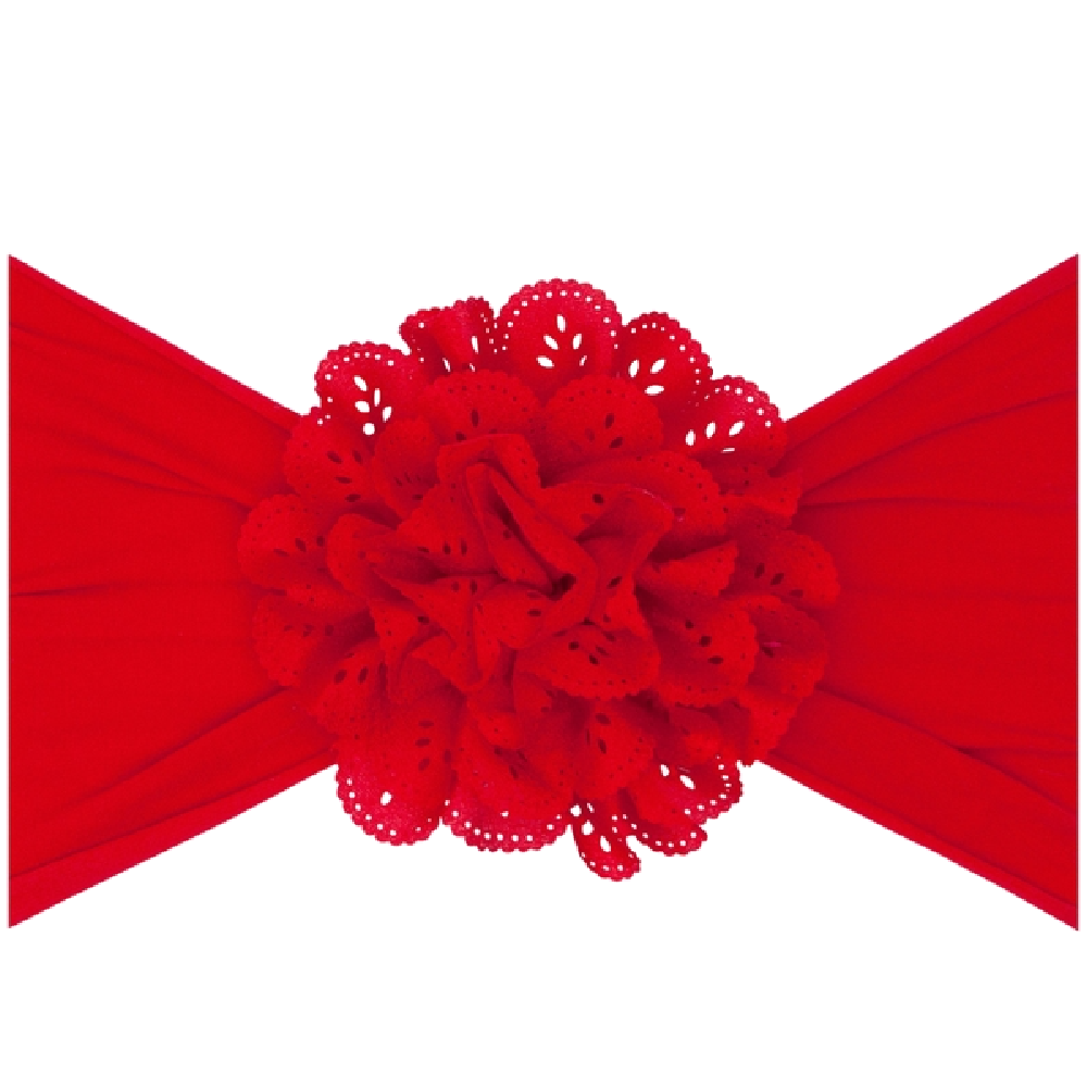 Eyelet Flower Headband - Battleford Boutique