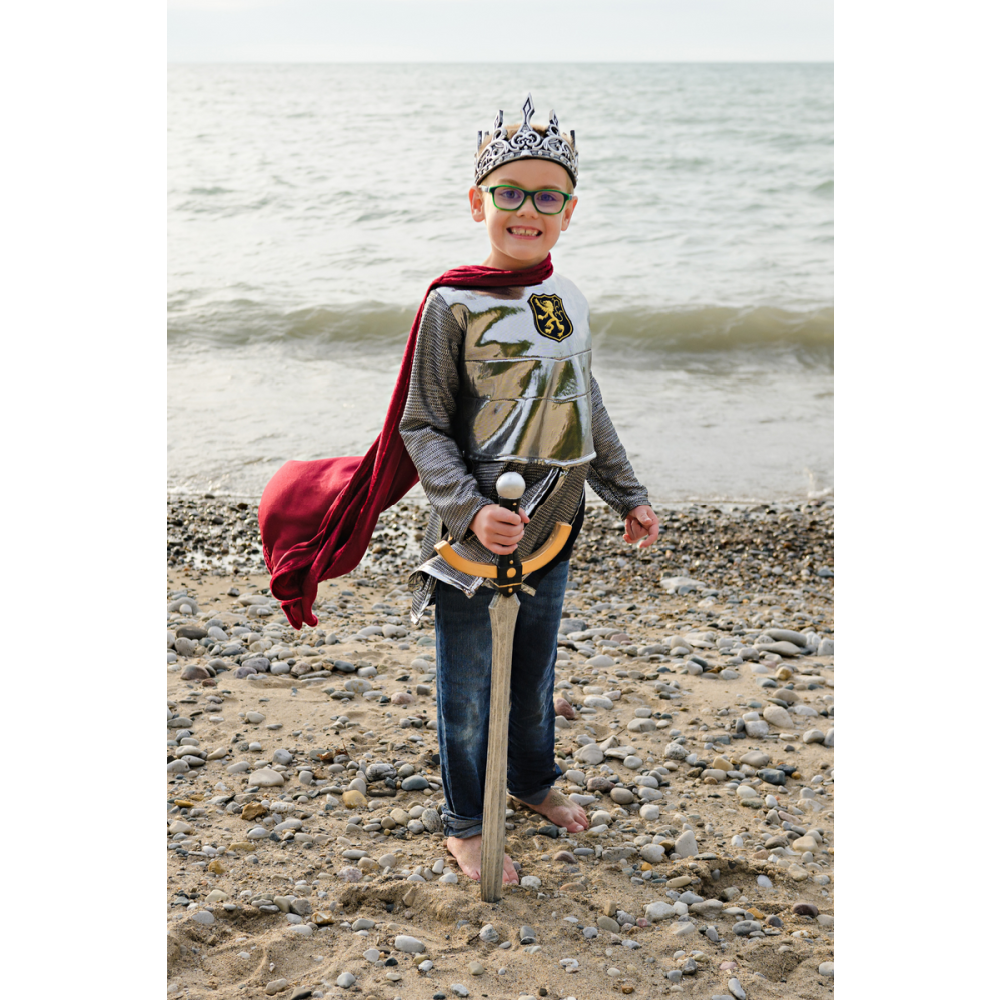 GP - Silver Knight Tunic with Cape - Battleford Boutique