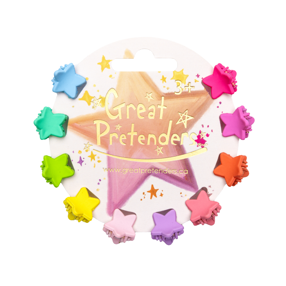 Great Pretenders -  Rainbow Star Mini Hairclips - Battleford Boutique