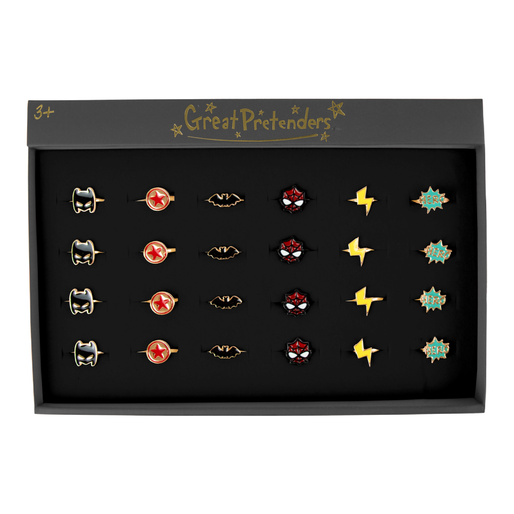 Great Pretenders -  Superhero Rings - Battleford Boutique