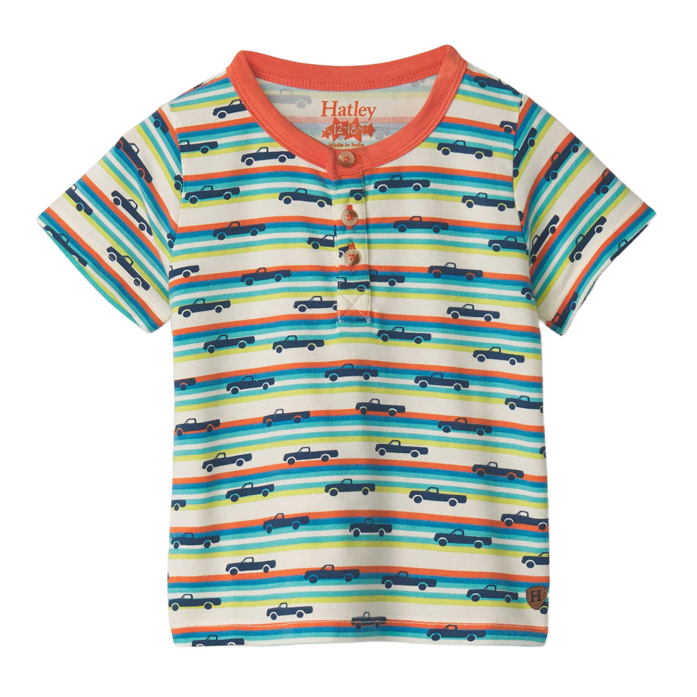 Hatley Stripe Tee - Trucks