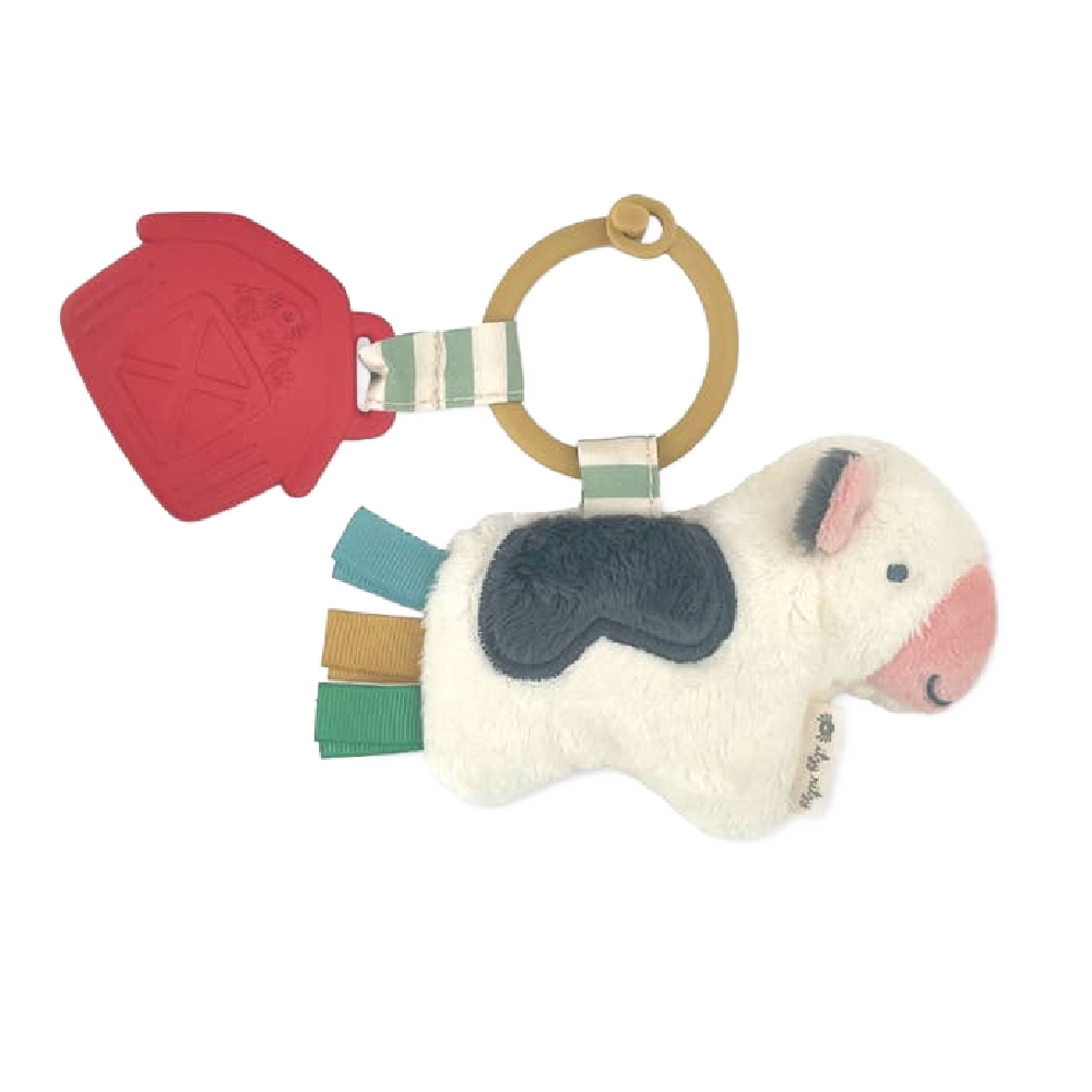 Itzy Pal Plush & Teether - Cow