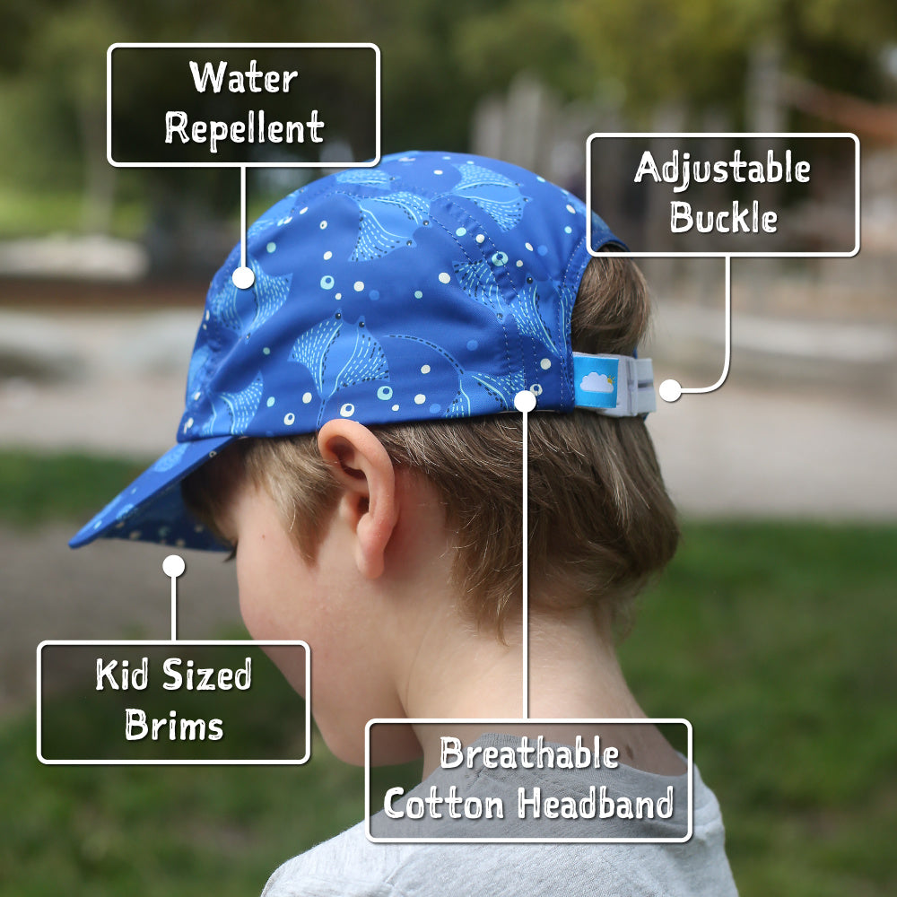 Jan & Jul SunLite Cap Manta Ray