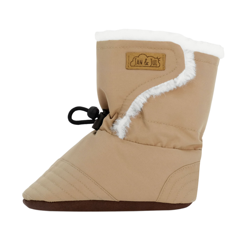 Jan & Jul Baby Booties - Soft Brown