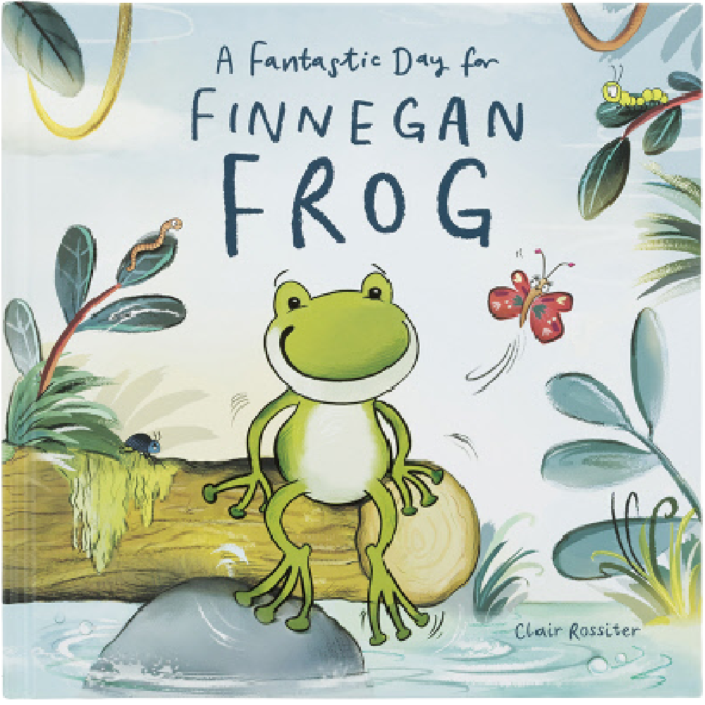 Jellycat Book - A Fantastic Day for Finnegan Frog - Battleford Boutique