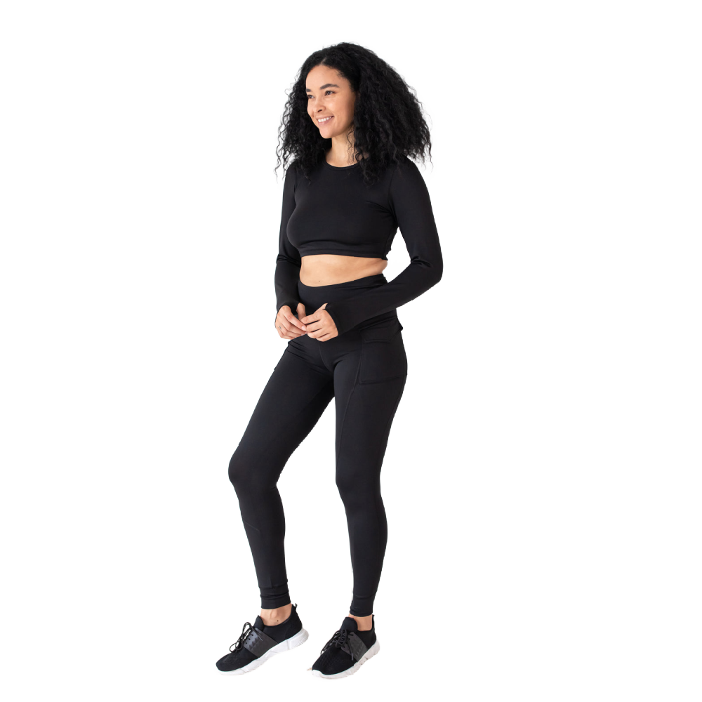 Jill Yoga Black Pocket Leggings
