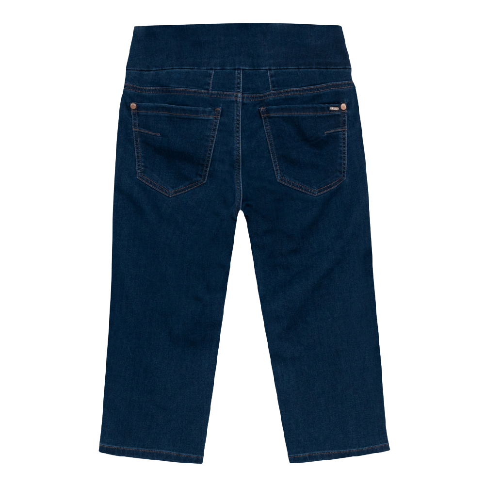 Liette Denim Capri - Darkwash - Battleford Boutique