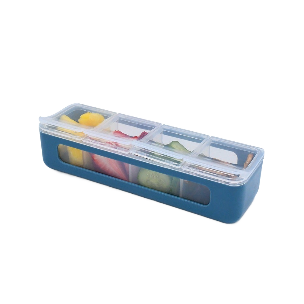 Melii 4 Compartment Snack Box