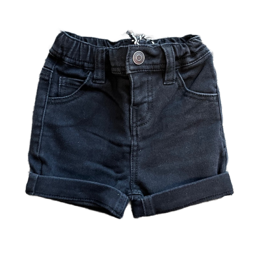 MID Jean Shorts - Black