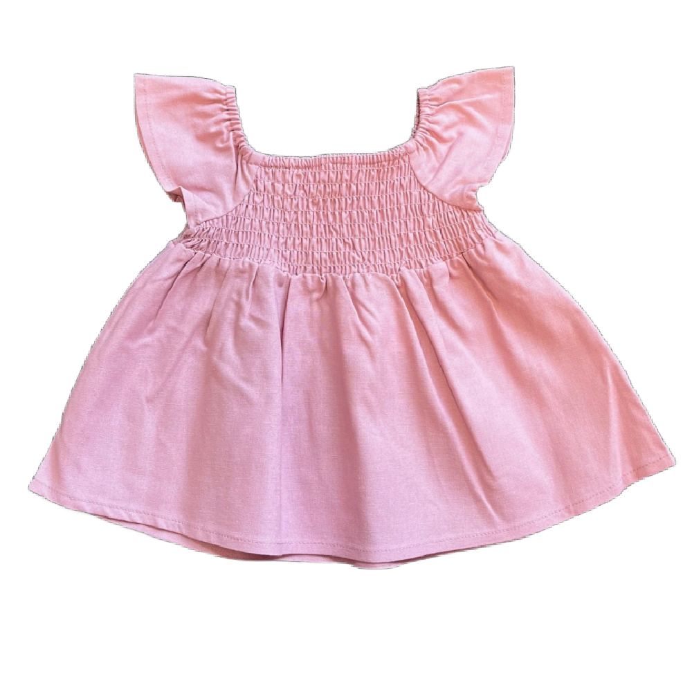 MID Peplum Top - Pink