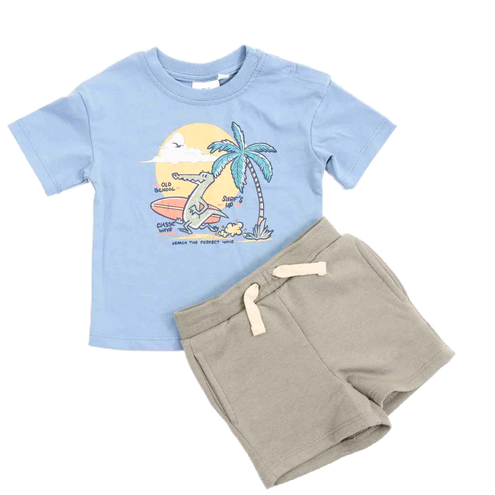 MID Tee & Short Set - Alligator