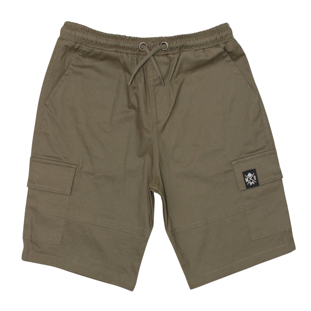 MID Twill Shorts Khaki 1246608 - Battleford Boutique