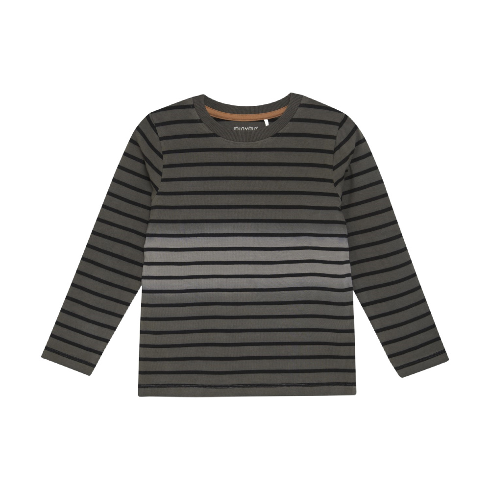 Minymo Shirt - Grey Gradient Stripe