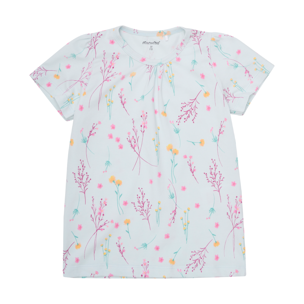 Minymo Tee & Short - Blue Floral