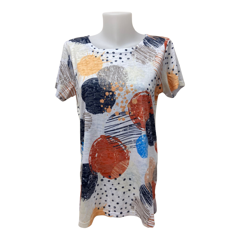 Moffi Top Circles of Color - Battleford Boutique