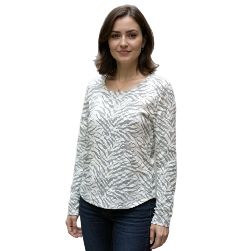 Taupe Multi Sweater