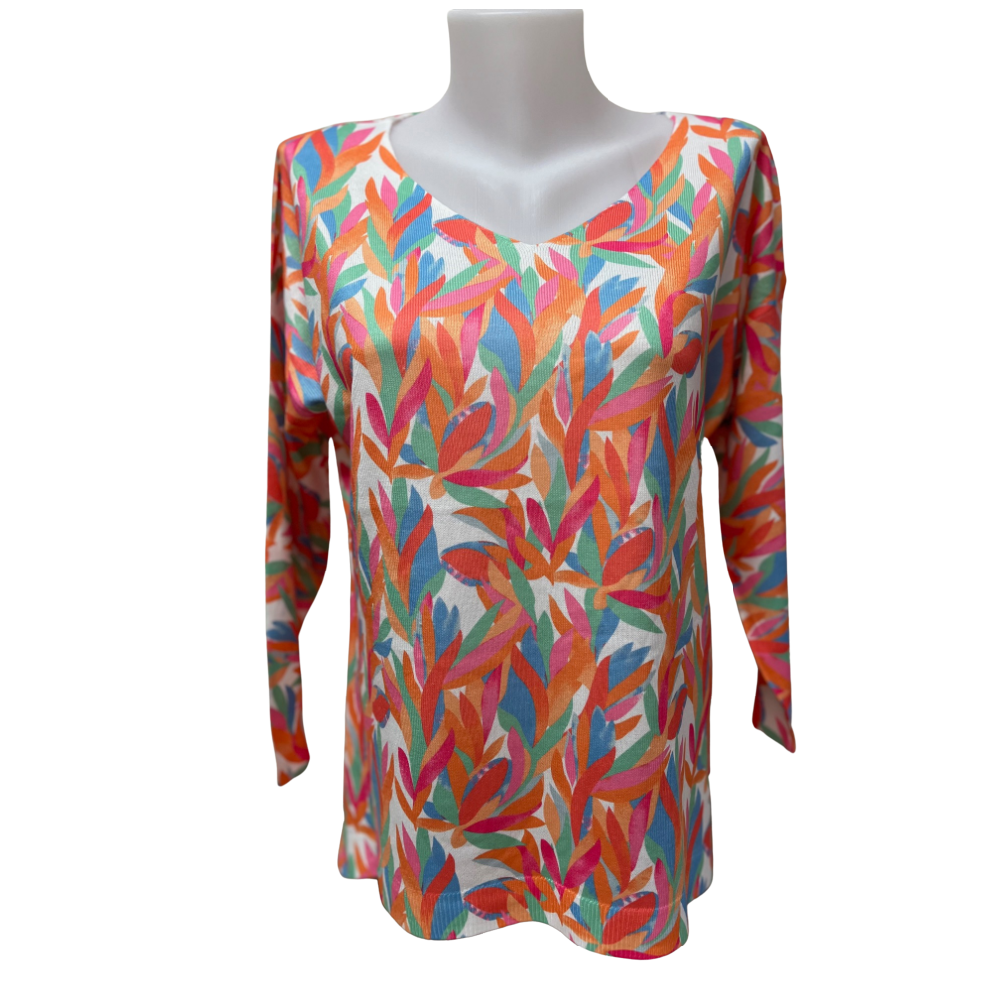 Carre Noir Top Multi Color 6852 - Battleford Boutique