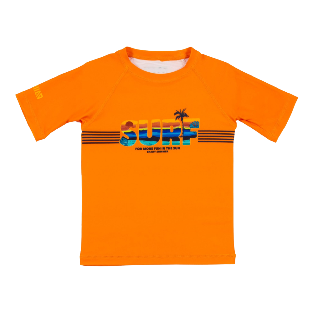 Nano Swim Shirt Surf Orange - Battleford Boutique