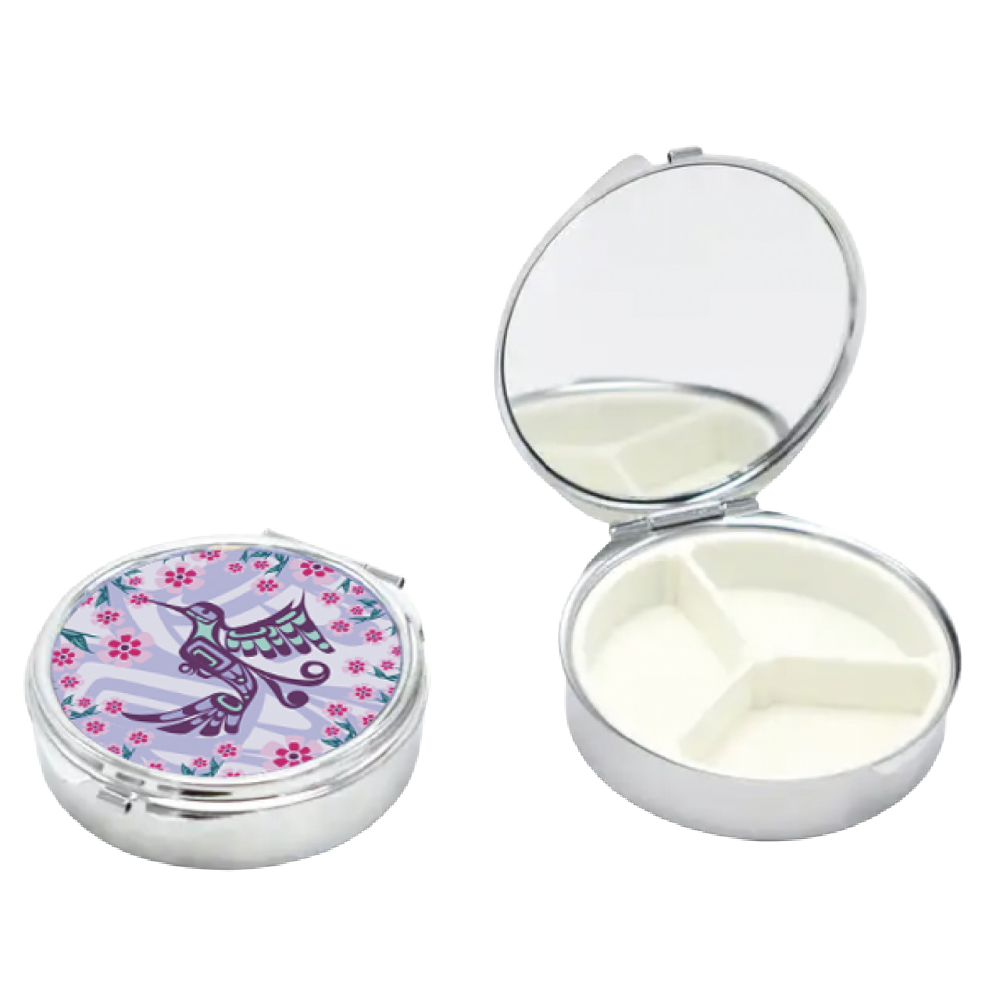 Native Northwest Pill Case with Mirror - Battleford Boutique