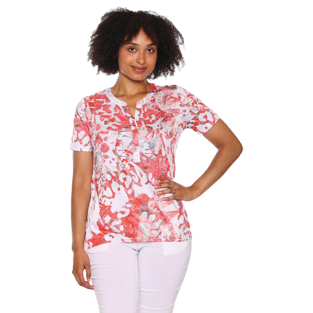 Papa Fashions Sylvie Tee Red