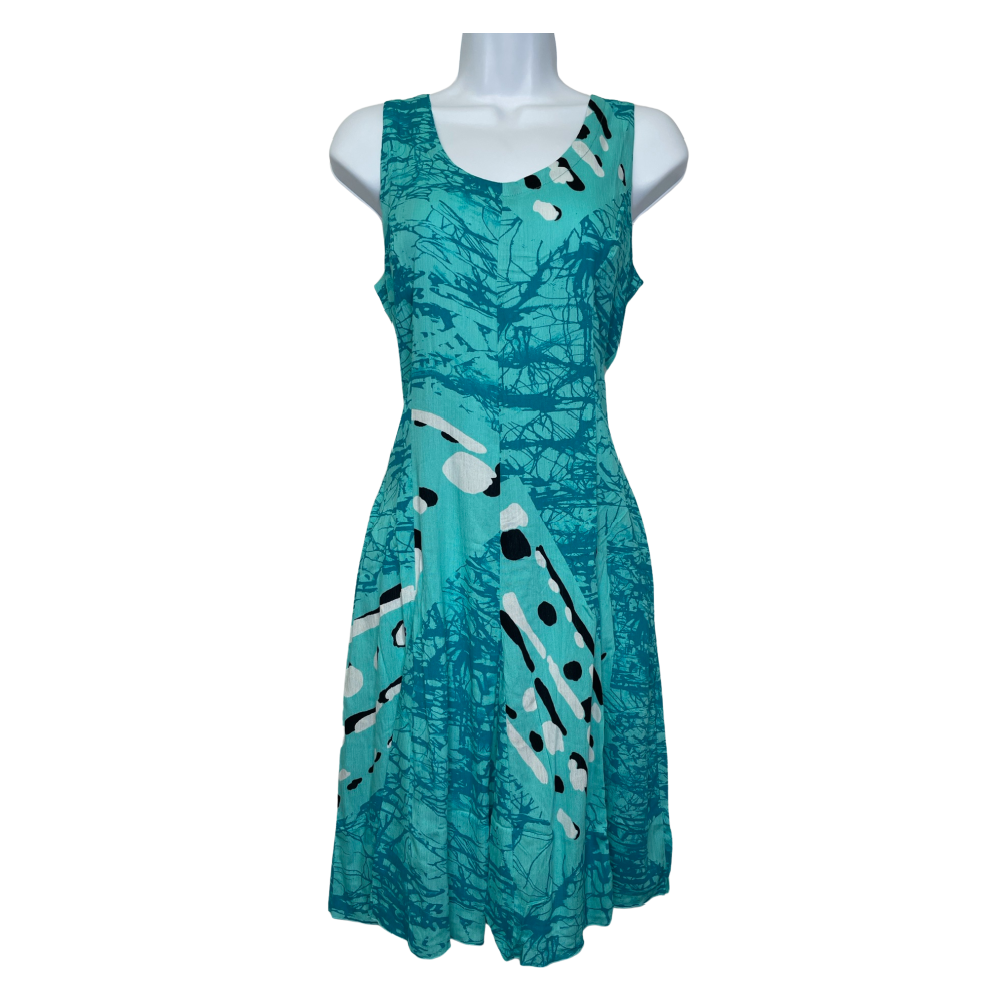 Papa Fashions Dress - Turquoise - Battleford Boutique