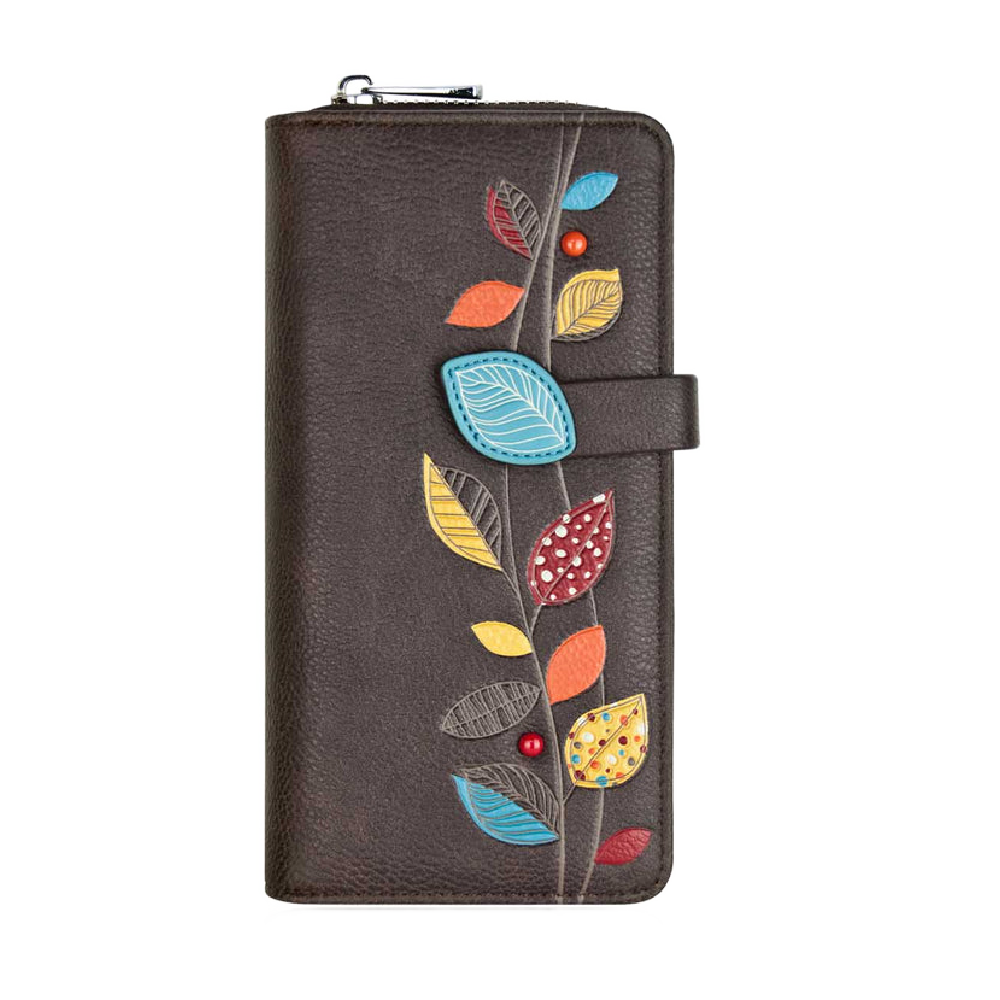 Espe Petal Clutch - Brown