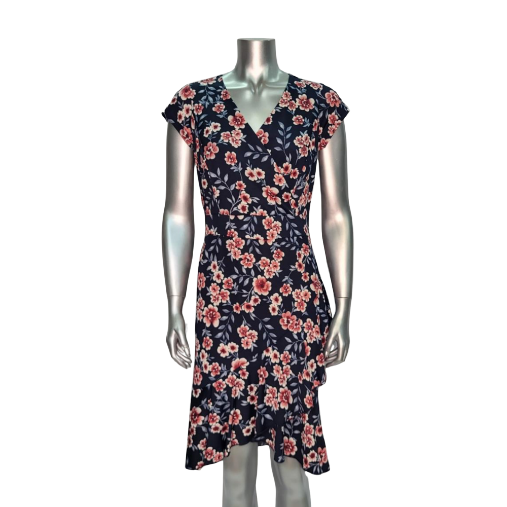 Rodan Dress Navy Floral