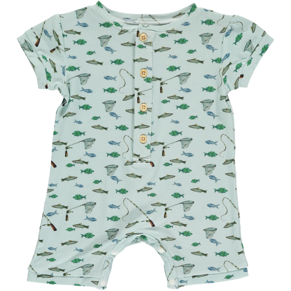 Tickety-Boo Romper - Nautical Fishing - Battleford Boutique