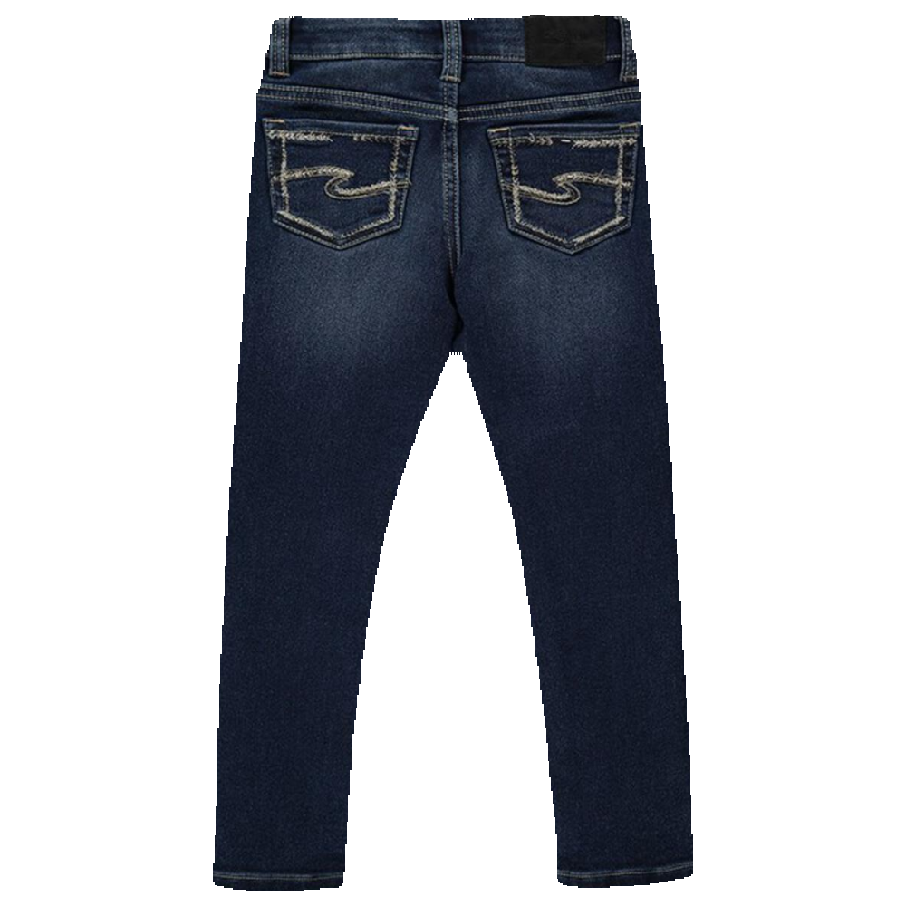 Silver Jeans Girls Amy Jegging - Dark Wash - Battleford Boutique