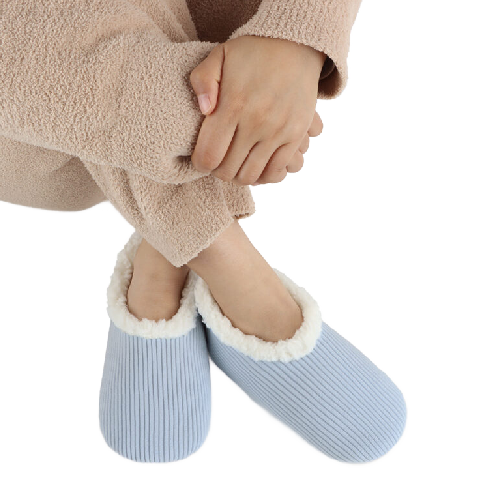Snoozies Warm & Cozy Corduroy Slippers