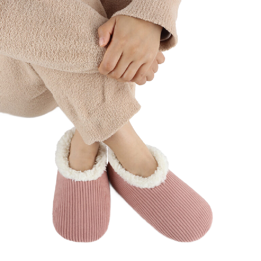 Snoozies Warm & Cozy Corduroy Slippers