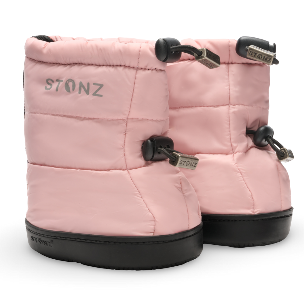 Stonz Puffer Booties - Pink