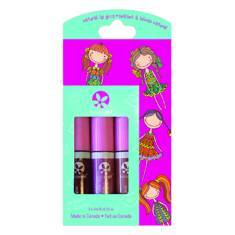 All Natural Lip Gloss Trio