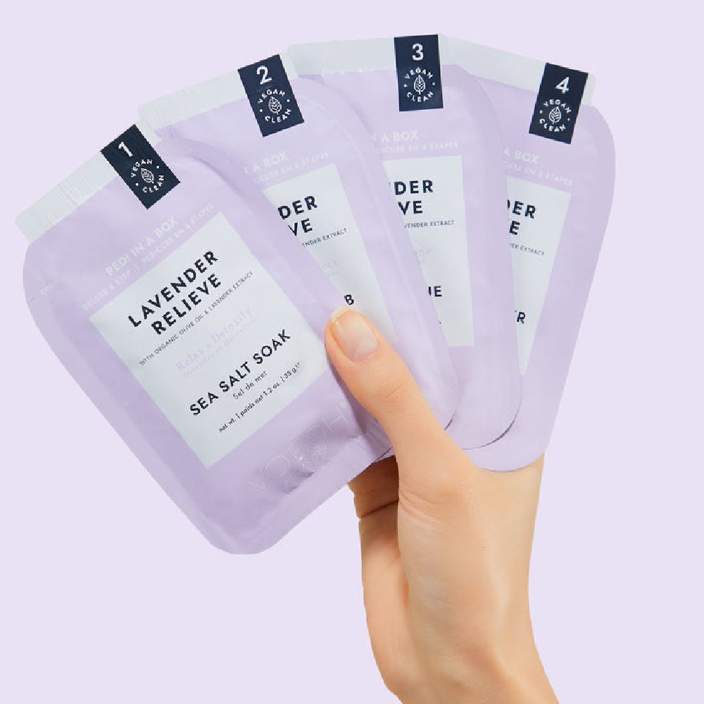 Voesh Pedi Moments Lavender Relieve - Battleford Boutique
