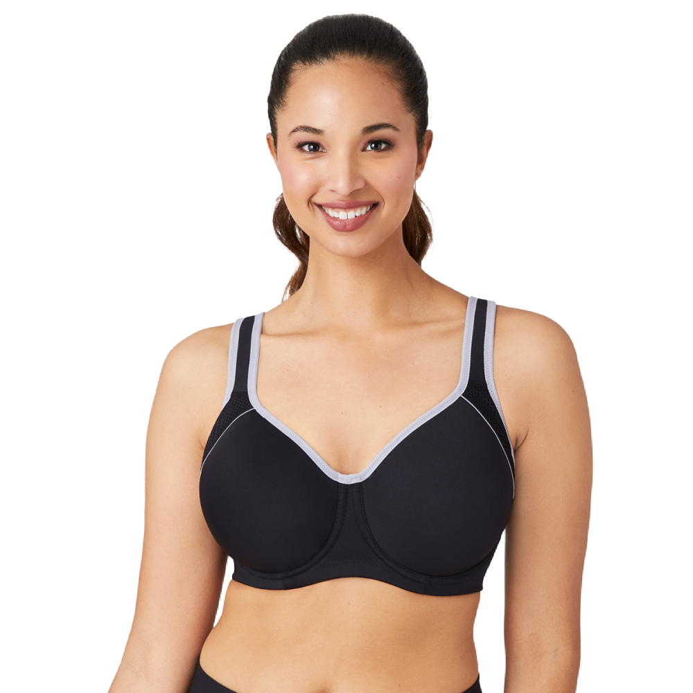 Wacoal Lindsey Sport Bra - Black - Battleford Boutique