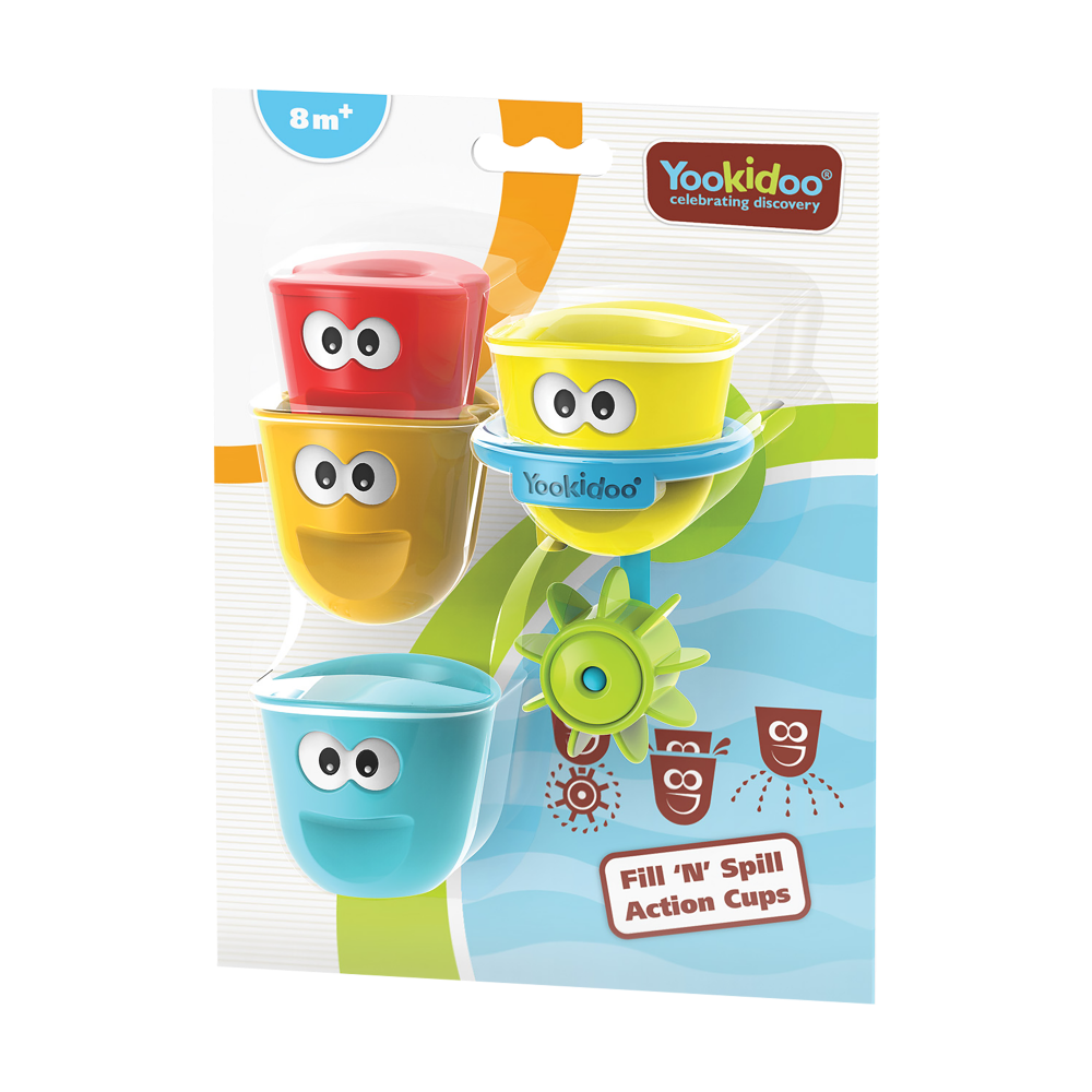 Yookidoo Fill n' Spill Action Cups - Battleford Boutique