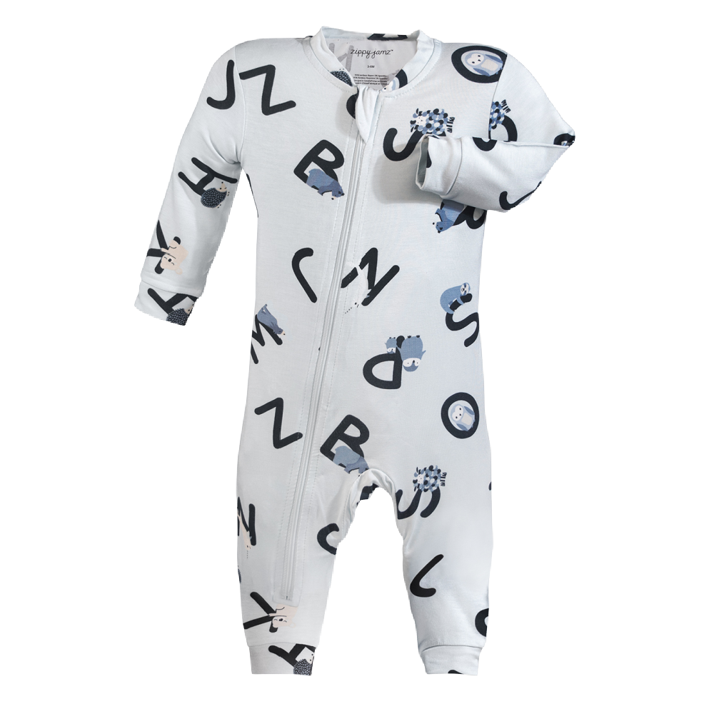 Zippyjamz Bamboo Sleepers - Alphajamz Blue - Battleford Boutique