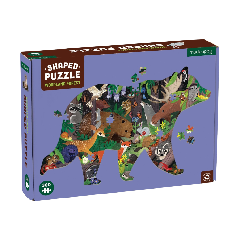 Mudpuppy 300 Pce Shape Puzzle Assorted - Battleford Boutique