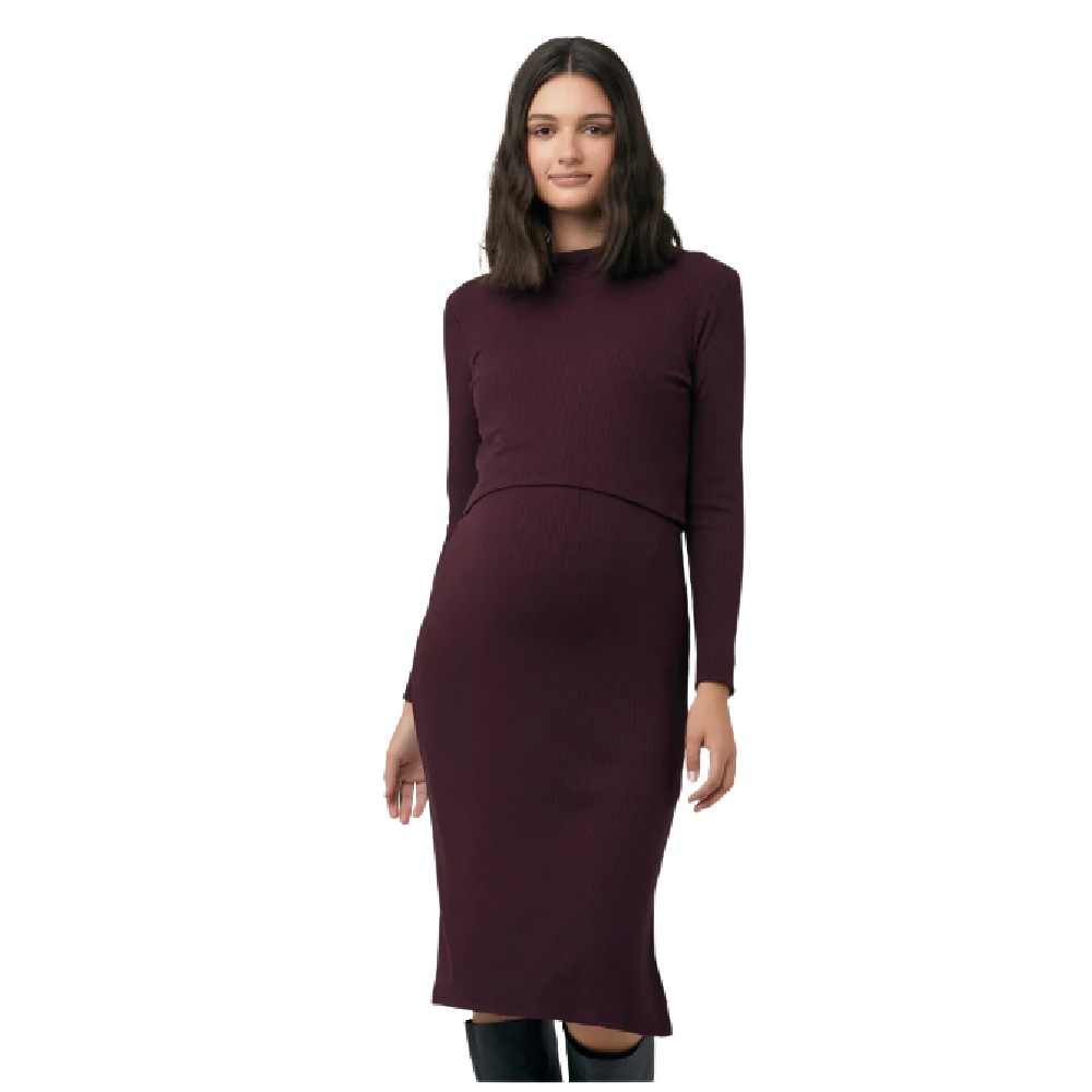 Ripe Ruby Rib Nursing Dress - Battleford Boutique