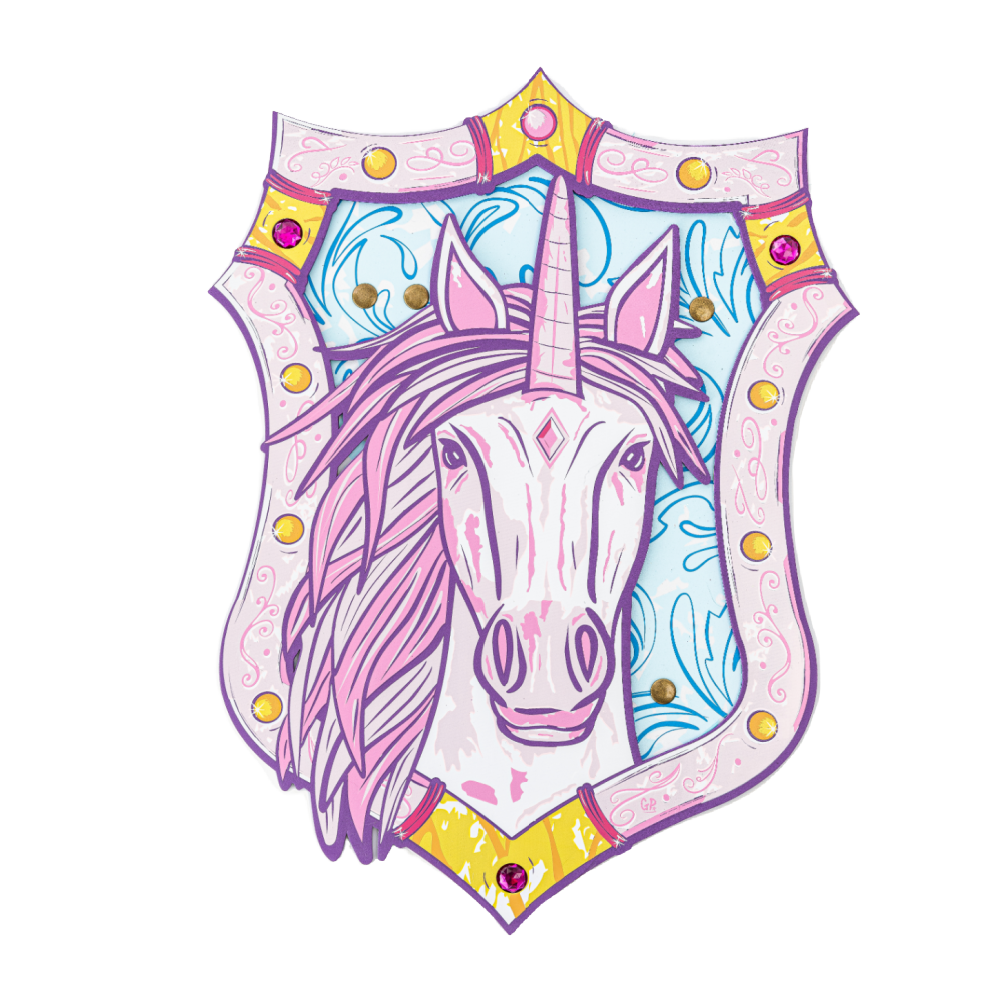 Great Pretenders - Enchanted Unicorn Shield - Battleford Boutique