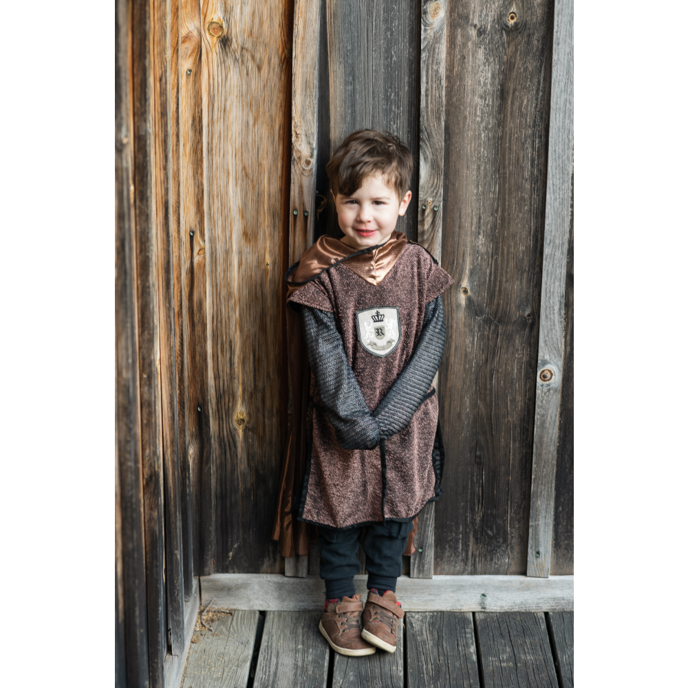 Great Pretenders - Brilliant Copper Knight Tunic with Cape - Battleford Boutique