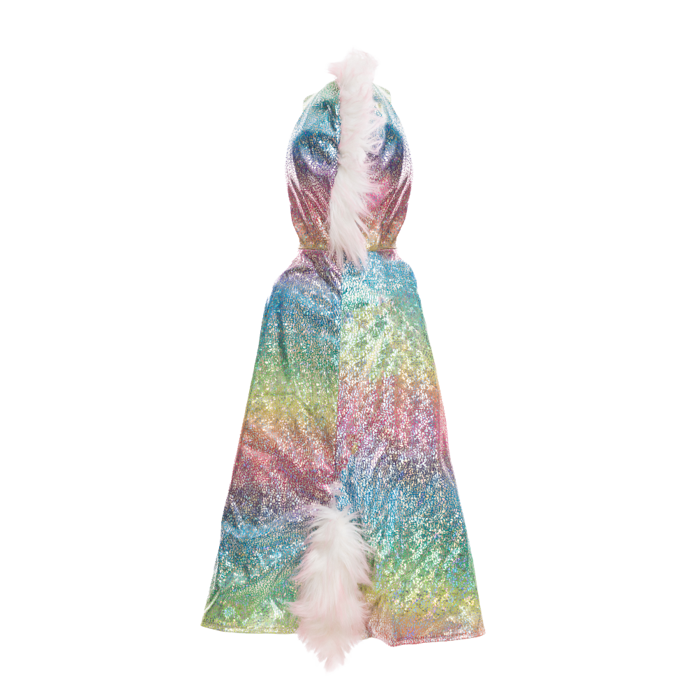 Great Pretenders - Rainbow Reversible Unicorn Dragon Cape - Battleford Boutique