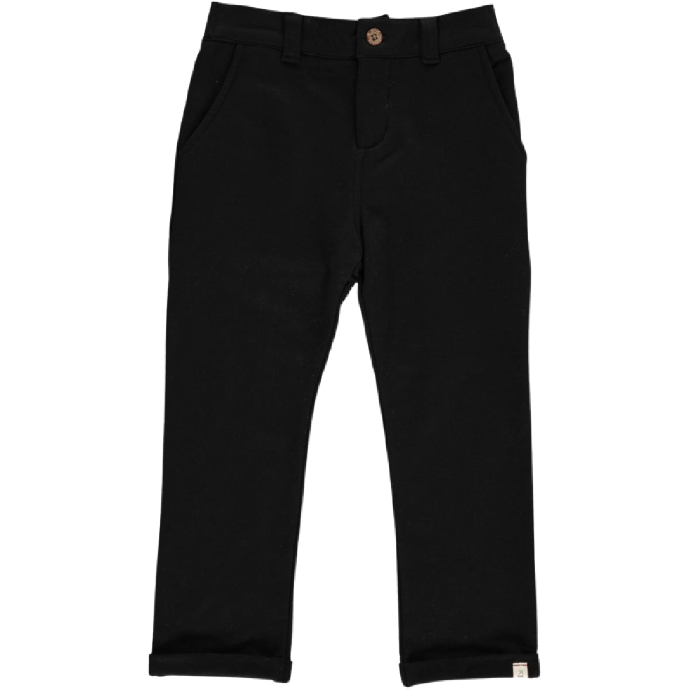 Me & Henry Jonathan Jersey Pants- Black - Battleford Boutique