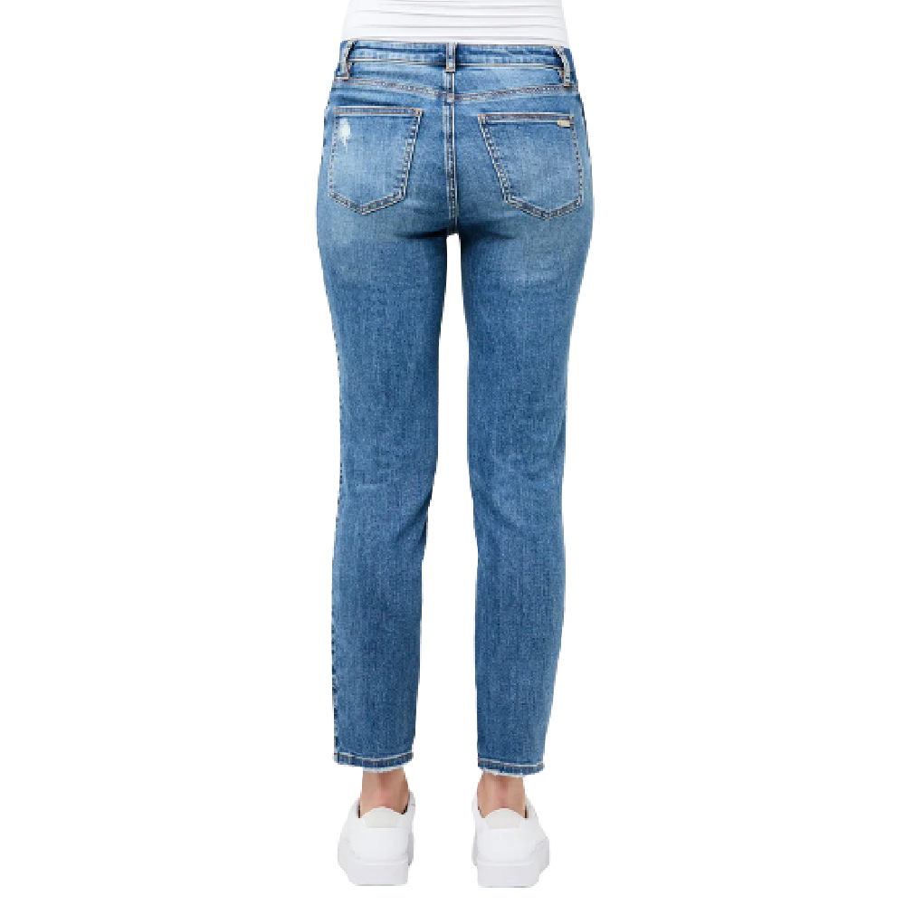 Ripe Dylan Distressed Blue Jean - Battleford Boutique