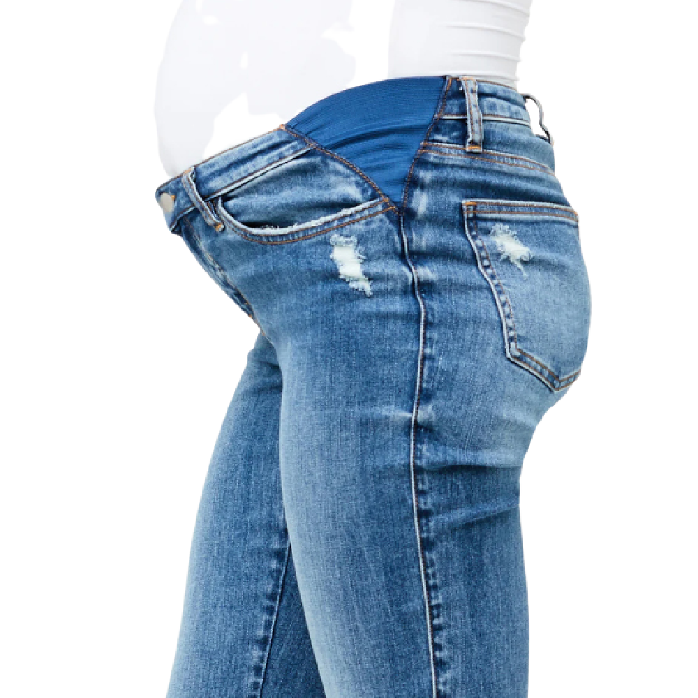 Ripe Dylan Distressed Blue Jean - Battleford Boutique