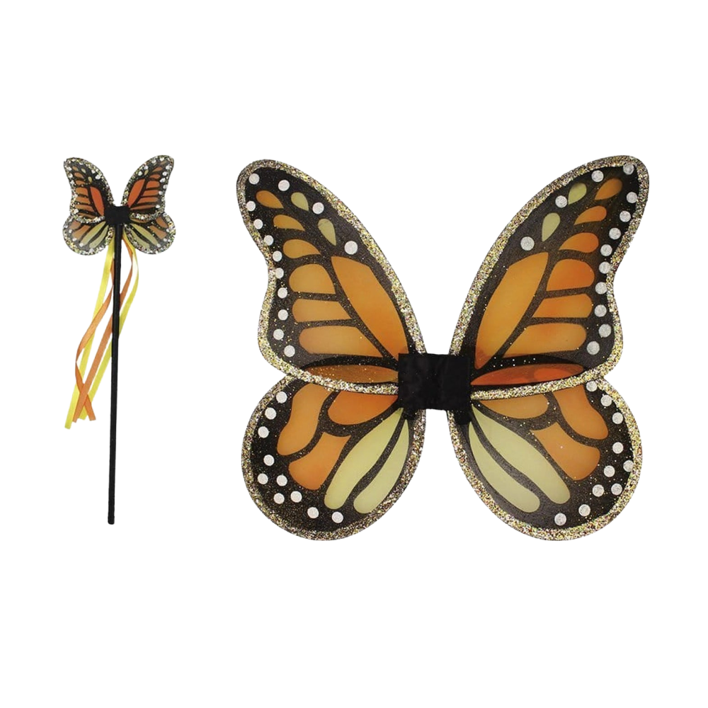 Great Pretenders - Monarch Wings, & Wand Set - Battleford Boutique
