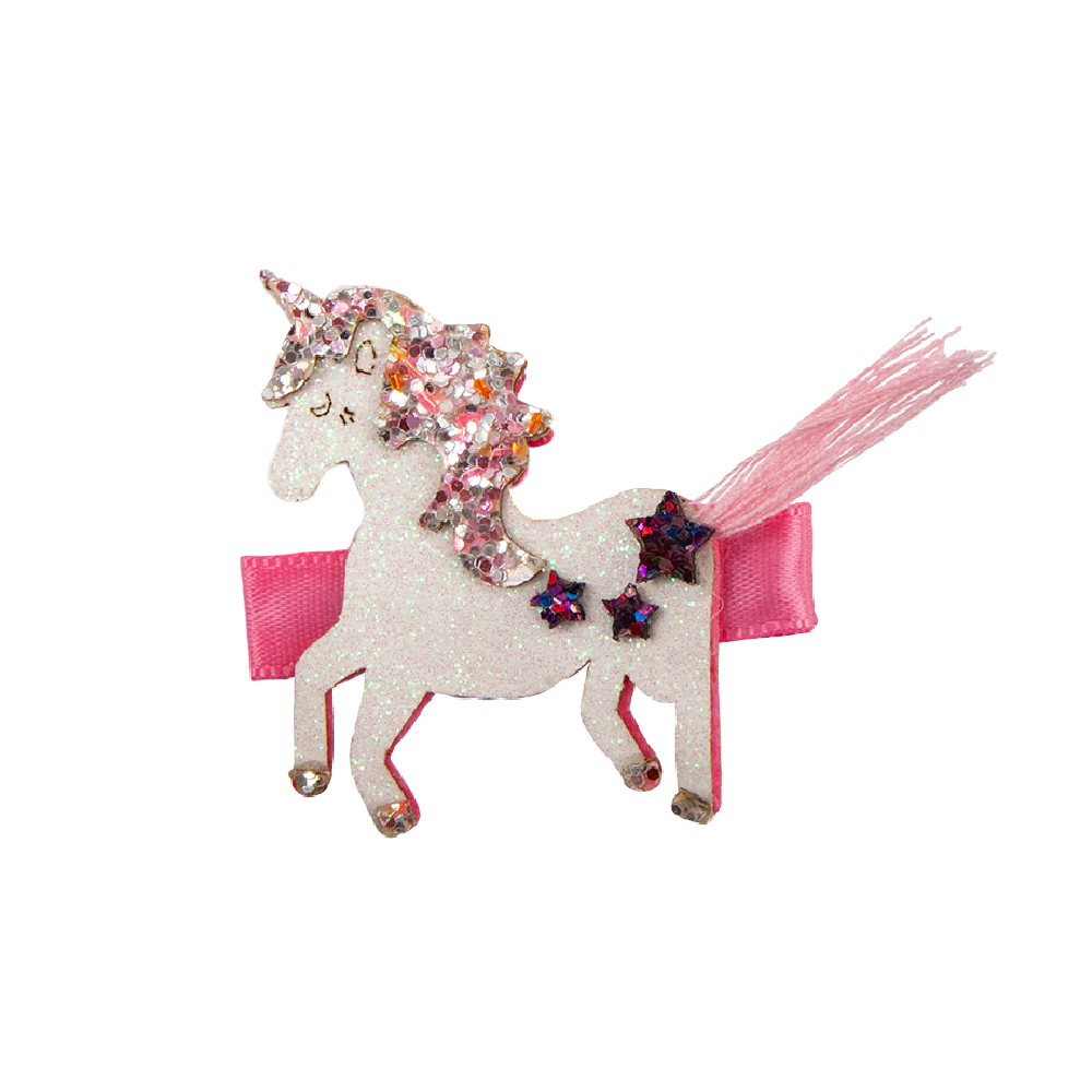 Great Pretenders - Tassy Tail Unicorn Hairclip - Battleford Boutique
