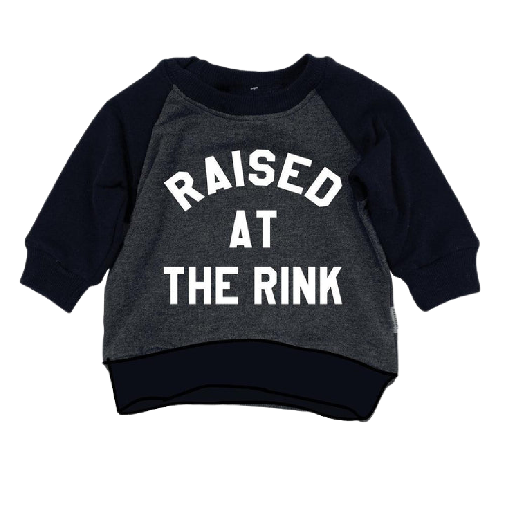 P+M Sweatshirt - Raised at the Rink - Battleford Boutique