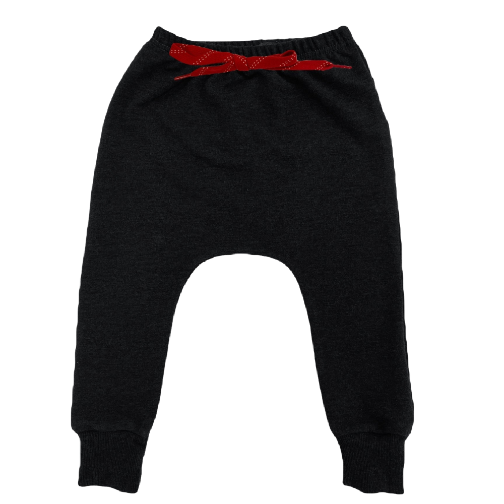 P+M Joggers - Black/Red Hockey String - Battleford Boutique