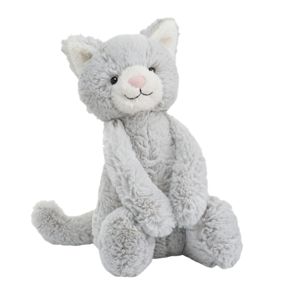 Jellycat Bashful Grey Kitty - Battleford Boutique